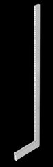 Стійка для стелажа 1930 мм / RAL 9016 (Білий)