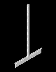 Нога з підставками двостороння 1625х860 мм / RAL 9016 (Білий), Білий, Білий